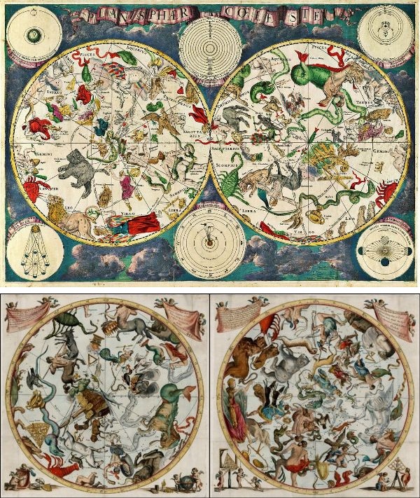Атласы звёздного неба XVII века